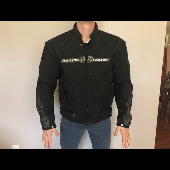 M2R (made to race) motorcycle jacket Plated/padded - Picture 1 of 5